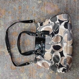 Coach Multicolor Patterned Shoulder Bag